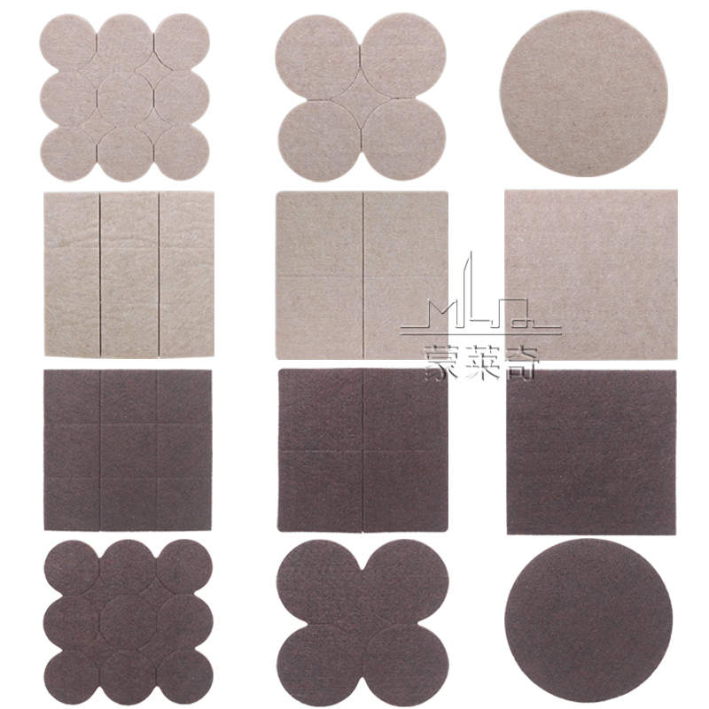 加厚毛毡脚垫桌椅子脚套家具静音地板保护垫凳子沙发床茶几脚垫片