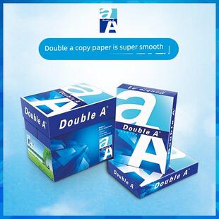 500张5包装 A4办公用a4纸打印覆印纸 整箱 A达伯埃80g80克 Double