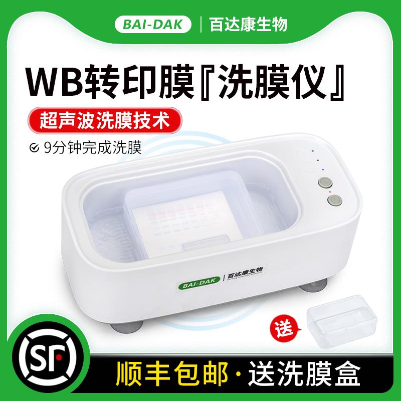 WB快速转印膜清洗仪洗膜仪PVDF/NC超声波洗膜替代传统摇床低背景