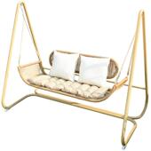 莫家户外秋千室内家用花园别墅摇椅单人双人秋千客厅摇篮椅藤椅