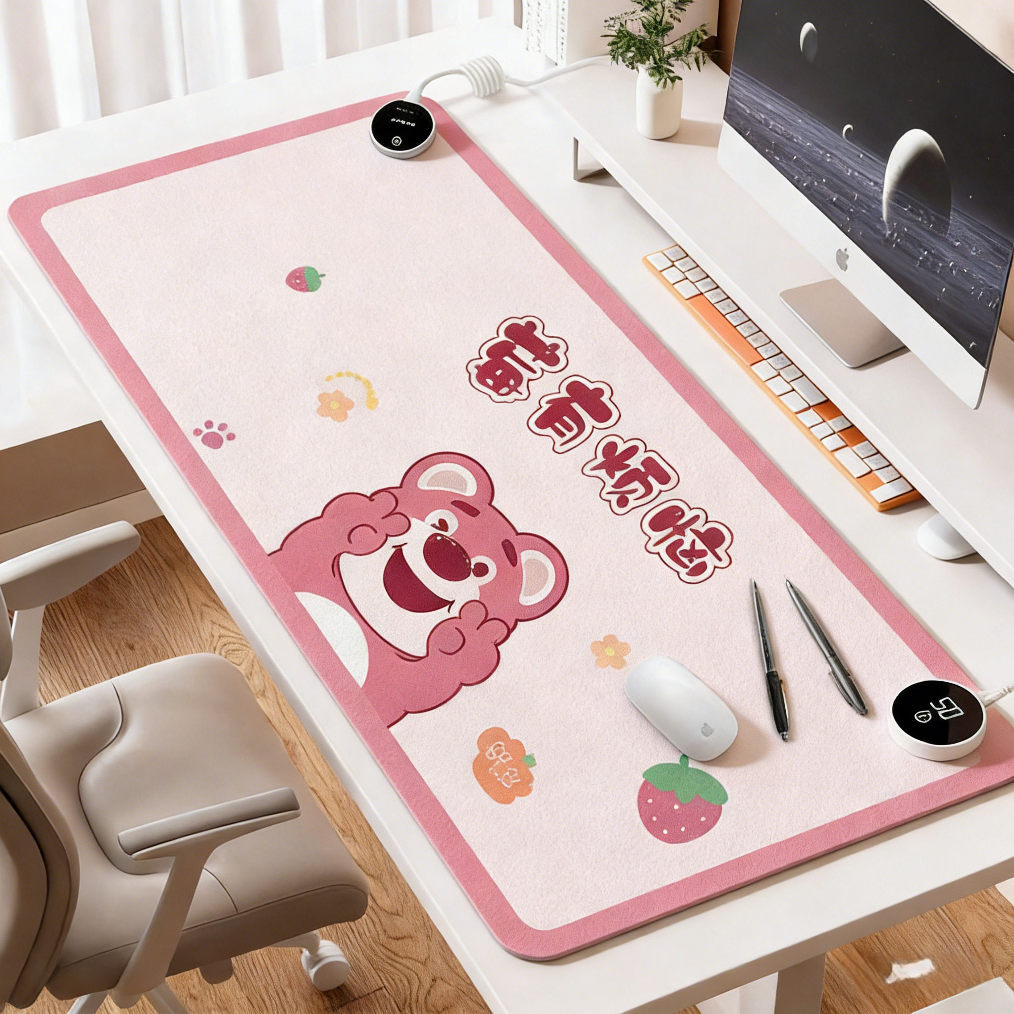 加热鼠标垫暖桌垫办公室桌面加热桌垫超大暖手垫发热学生电脑书桌,居家日用,桌上暖垫,淘宝优惠券,粉丝福利购,淘宝优惠卷