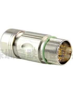 M23连接器6孔8针12PIN17/19芯公/母M623航空插头M923编码器接头