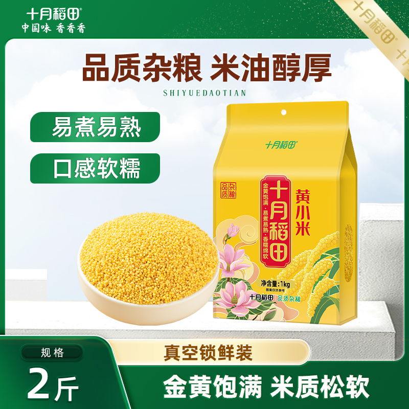 十月稻田黄小米1kg色泽金黄