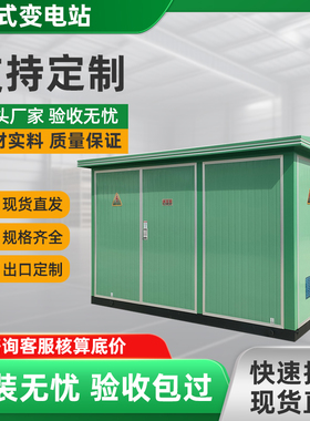 欧式箱变YB箱式变电站高低压成套移动配电房250/630kva箱式变压器