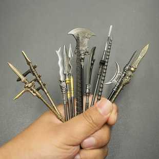 三国迷你冷兵器丈八蛇矛鲁智深水磨禅杖三叉戟赵云龙胆方天画戟