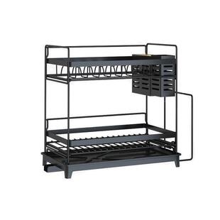 不锈钢厨房水槽置物架家用台面碗碟沥水架子餐具碗盘晾碗沥水碗架