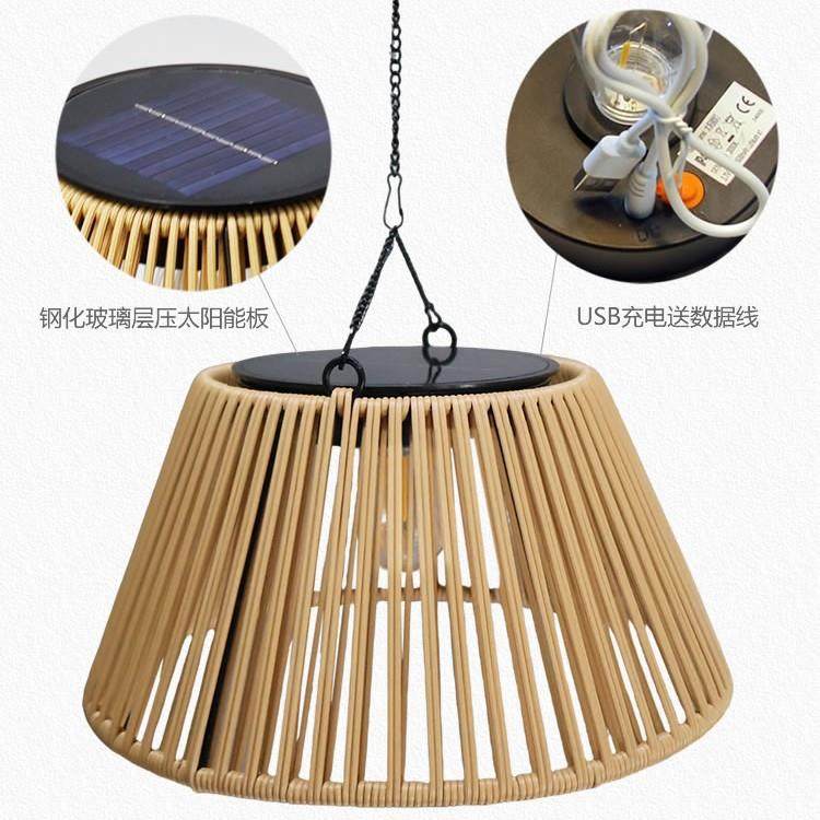 2025新款太阳能户外吊灯庭院防水家用阳光房藤编照明氛围挂树阳台,家装灯饰光源,智能吊灯,淘宝优惠券,粉丝福利购,淘宝优惠卷