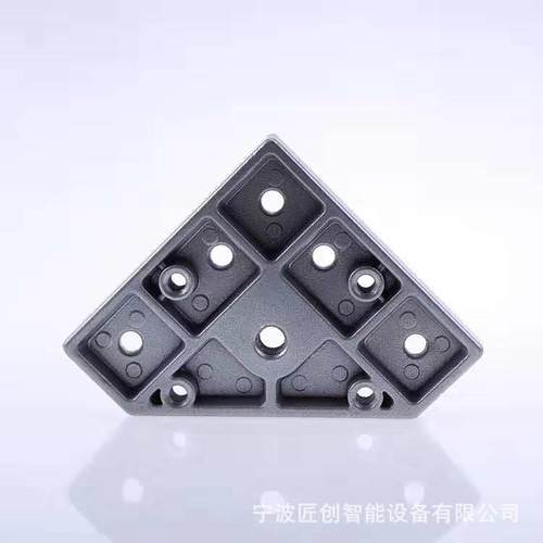 工业铝型材铝合金福马轮万向脚轮端面连接板地脚板脚杯地脚安装件