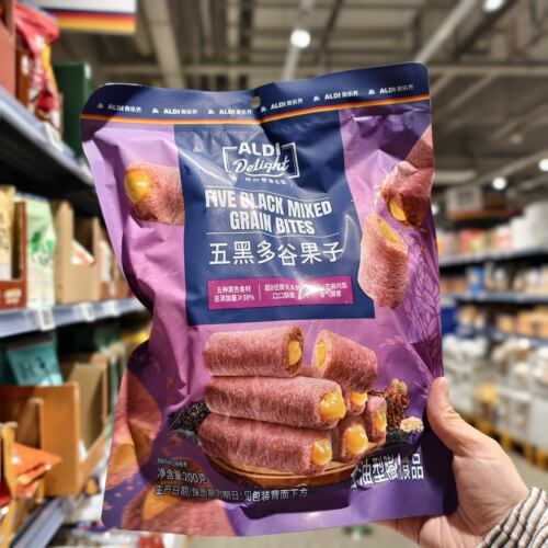 奥乐齐五黑多谷果子酥脆休闲零食膨化食品办公解馋儿童零食袋装