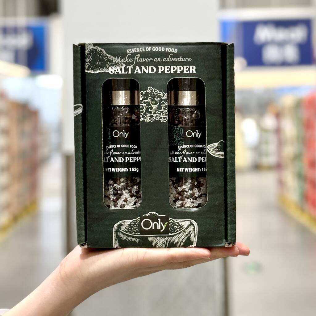 山姆ON1Y黑胡椒盐152g印度进口牛排烧烤烹饪炒菜调味香料瓶装