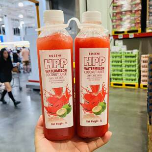 山姆 越南进口HPP椰椰西瓜汁NFC非浓缩鲜果榨取果汁饮品1L*2瓶