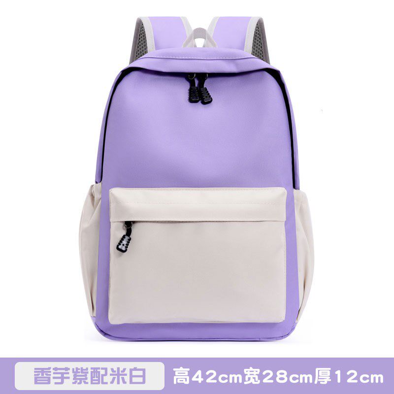 2023新款小学生书包女定制印logo儿童I轻便男一年级培训班印字广