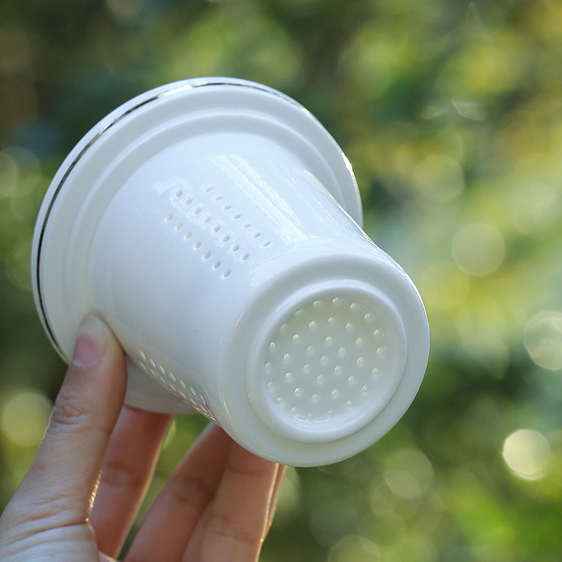 陶瓷茶壶带过滤网大容量家用冲泡茶器大号功夫茶具V单壶茶杯子套