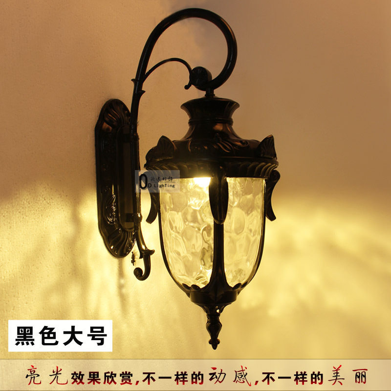 室外仿古欧式壁灯led简约阳台防水庭院K户外门口围走廊美式复墙壁
