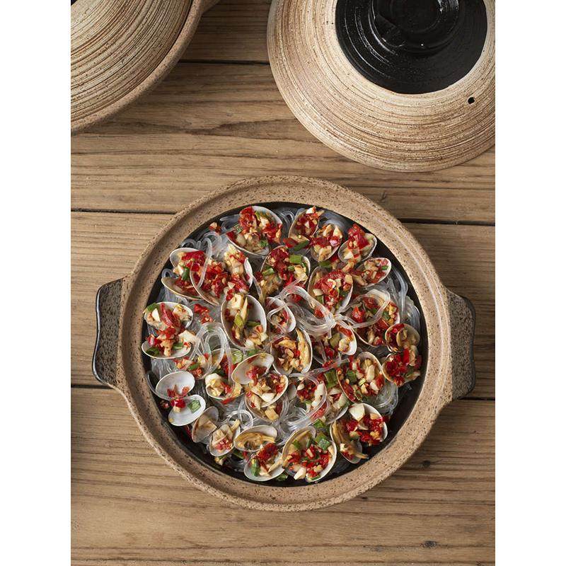 （木桌绝配粗陶砂锅煲）陶瓷复古耐热耐烧砂锅煲咕咾肉海鲜粉丝煲,厨房/烹饪用具,砂锅/石锅,淘宝优惠券,粉丝福利购,淘宝优惠卷