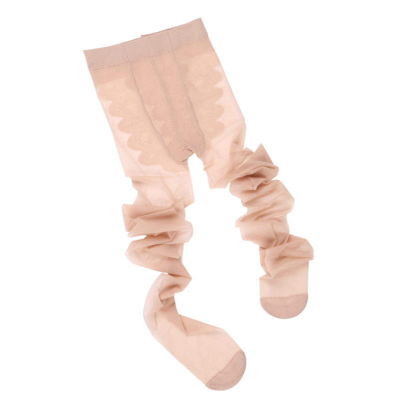 丝袜女超薄款连裤袜菠萝袜防勾丝超D薄比基尼款黑肉色光腿神器夏