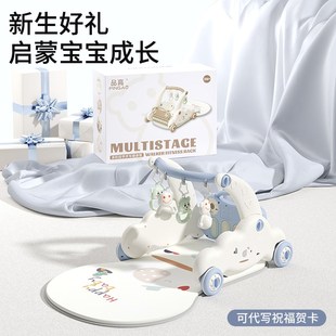 宝宝学步推车婴儿手推车玩具多功能助步车L脚踏钢琴多合一周岁礼