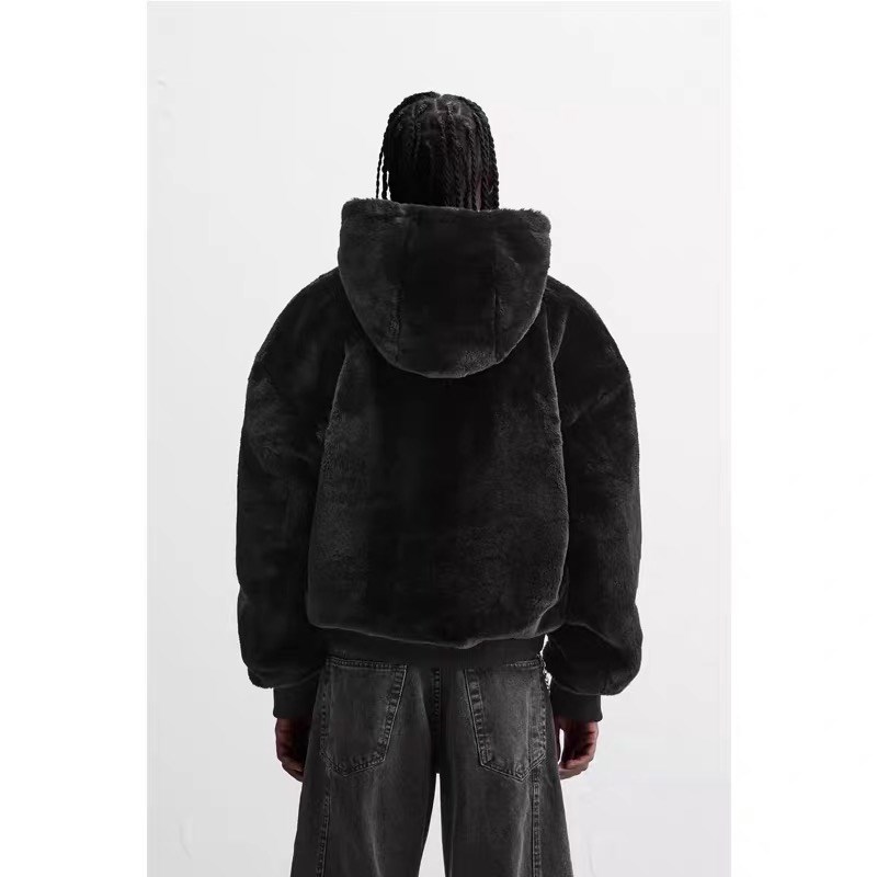 柜699!秋冬新品男装 双面穿飞行员A拉链连帽夹克外套棉服 0993301