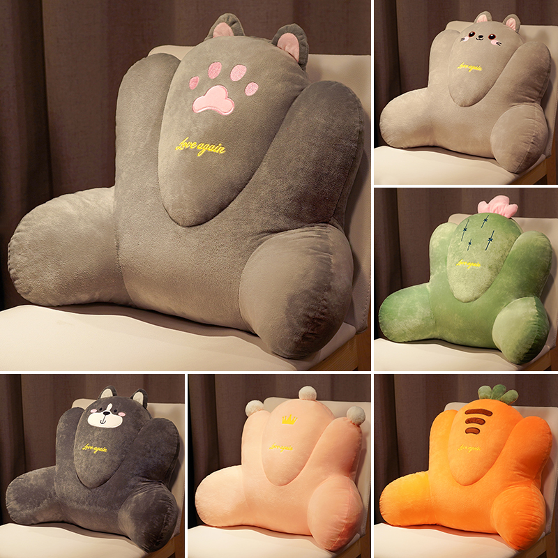 办公室靠b垫护腰靠枕抱枕椅子腰靠座椅腰垫腰部靠背垫腰疼神器孕