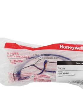 霍尼韦尔S200A护i目镜防飞溅防雾100100/100110/100200/100210眼