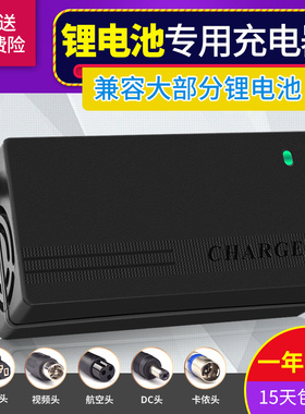 12V锂电池充电器3.7V聚合q物3串12.6V2A 3A 8A10A80AH100AH锂电池