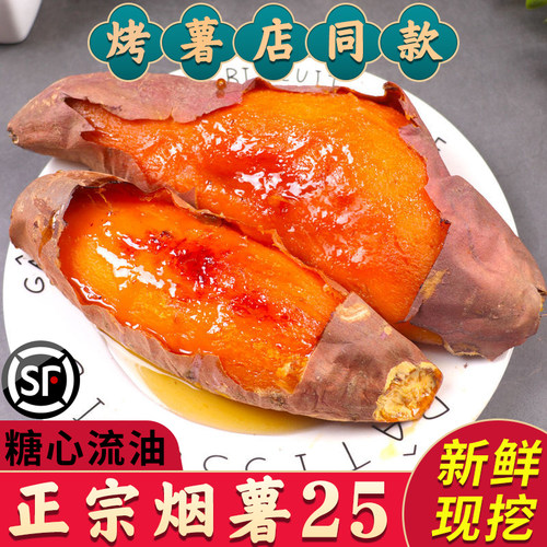 山东烟薯25号9斤新鲜蔬菜板栗薯番薯地瓜沙地糖心蜜薯烤红薯自种