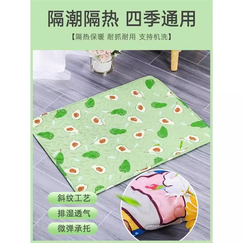 宠物睡垫狗狗睡觉用地垫保暖x垫子猫咪用狗笼垫板狗窝睡垫四季通