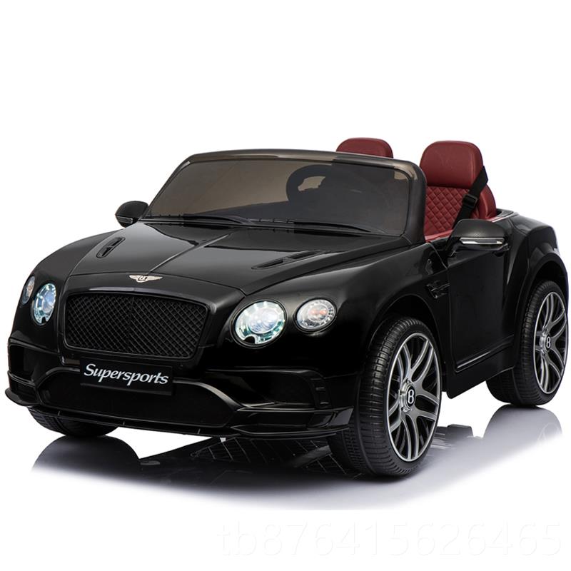 正品宾宝儿童电动利车四轮汽车带遥控宝小孩玩具车大可坐人双人座