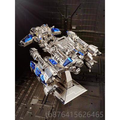 正品艺模品正铁艺3D立全金属DIY拼装模型 体星际族大舰人飞船机甲