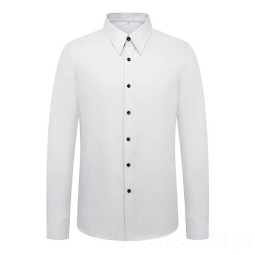 正品行新款招衬衫弹力烫工作服招商银行男新行服长短袖衬衣工装免