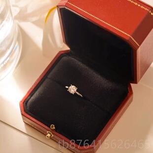 正品红色对戒盒盒高档求婚订结婚戒指盒首饰盒复古婚欧式饰品收纳