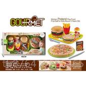 正品 儿童饼干甜甜圈玩 品过家家甜水果切乐仿真食生物日蛋切糕套装