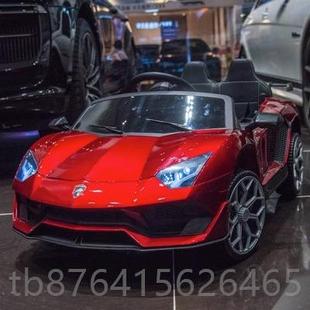 正品博儿童电动车四车带遥控兰宝宝玩具男女轮小孩可坐人四驱充电