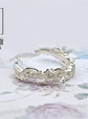 正品蒙原创手镯情银侣纯银个银性镯子男女款情人节礼物送女友民客