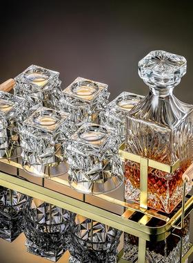 轻奢高档酒柜装饰品摆件套装简约客厅家居高端大气乔迁礼品酒具