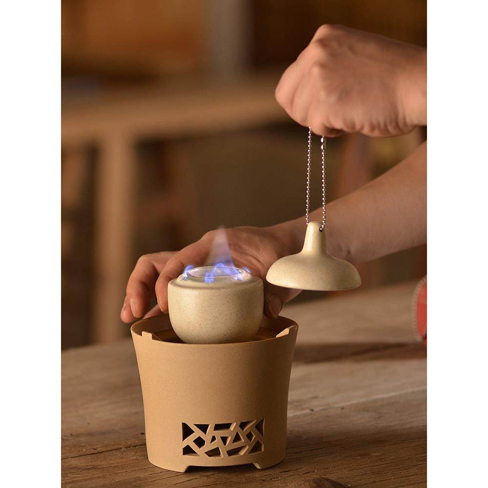 无芯酒精灯炉户外便携式防爆加热隔热酒加热器家用覆古粗陶茶炉,餐饮具,煮茶炉,淘宝优惠券,粉丝福利购,淘宝优惠卷