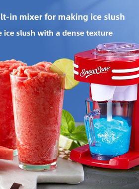 家用电动雪花金属覆古刨冰机 冰沙机 Nostalgia Electrics