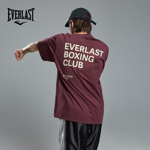 EVERLAST索罗娜本命年训练t恤男
