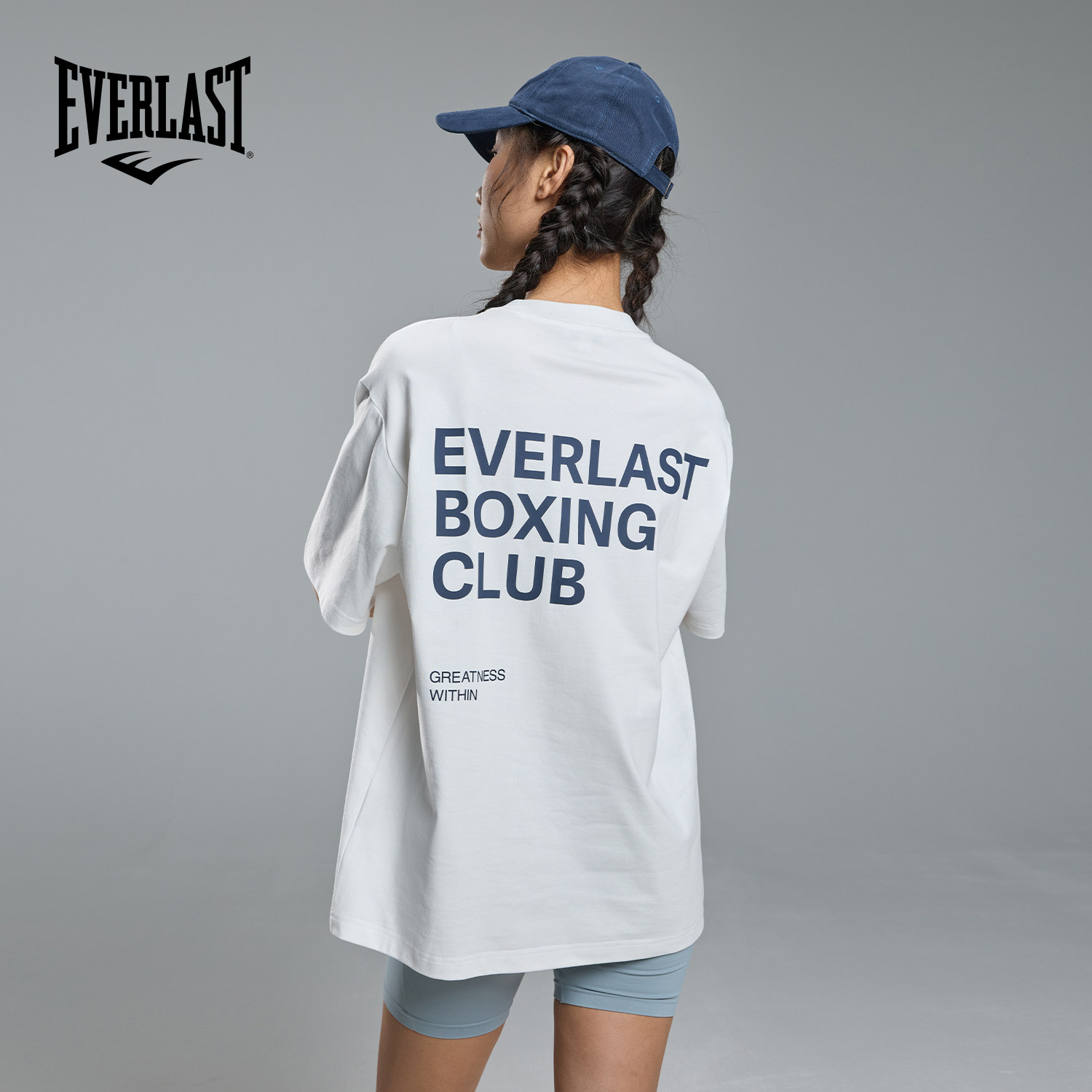 美国EVERLAST拳击运动短袖t恤男女索罗娜速干凉感健身休闲上衣夏