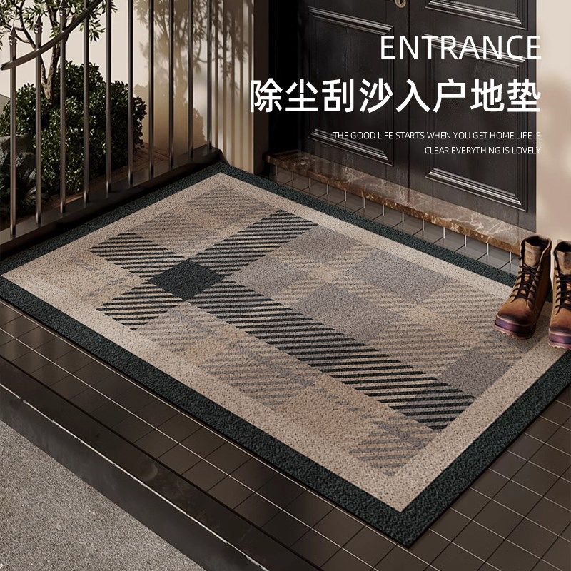 复古美式入户门地垫家用丝圈防滑踩脚垫民族风玄关地毯门垫可裁剪,居家布艺,入户地垫,淘宝优惠券,粉丝福利购,淘宝优惠卷