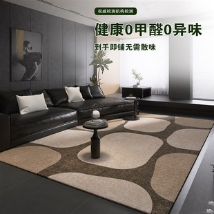 客厅地毯2025新款轻奢高级感沙发茶几毯卧室床边毯家用地垫可擦洗