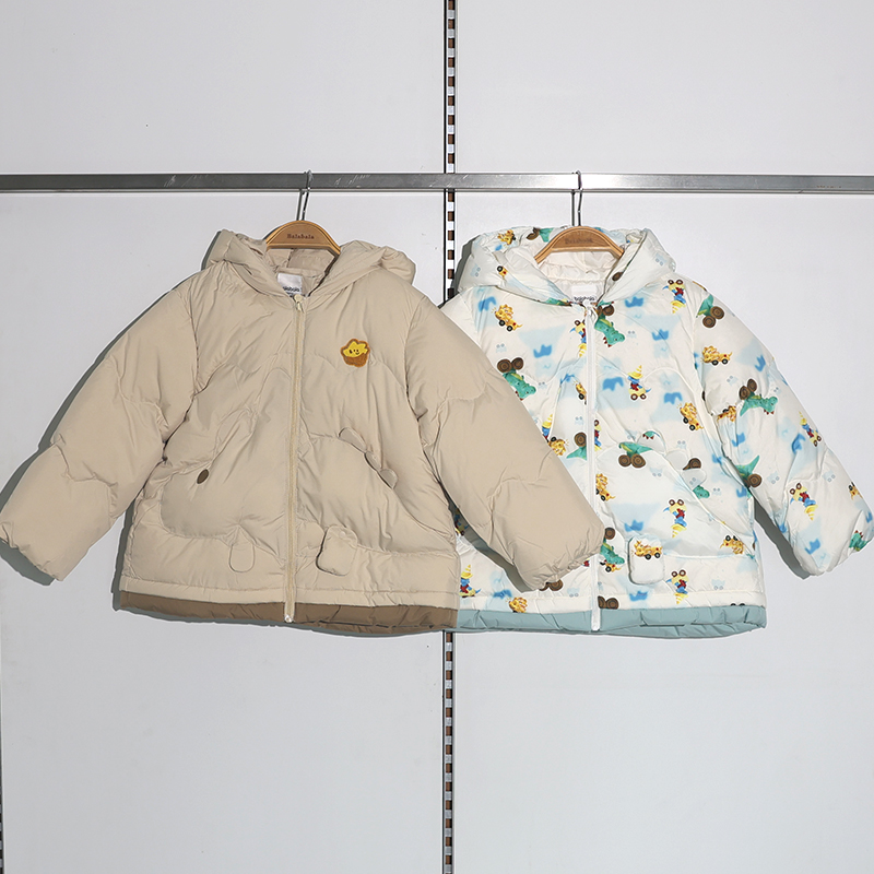 巴拉巴拉童装2025冬装新款男婴幼童短款羽绒服201425107110