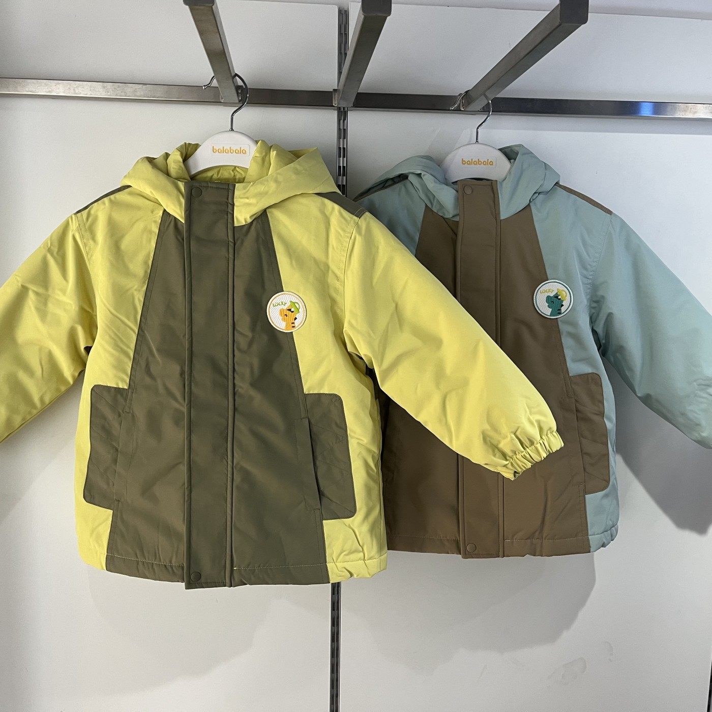 巴拉巴拉男童恐龙连帽三合一羽绒服外套2025冬装新款201425107107