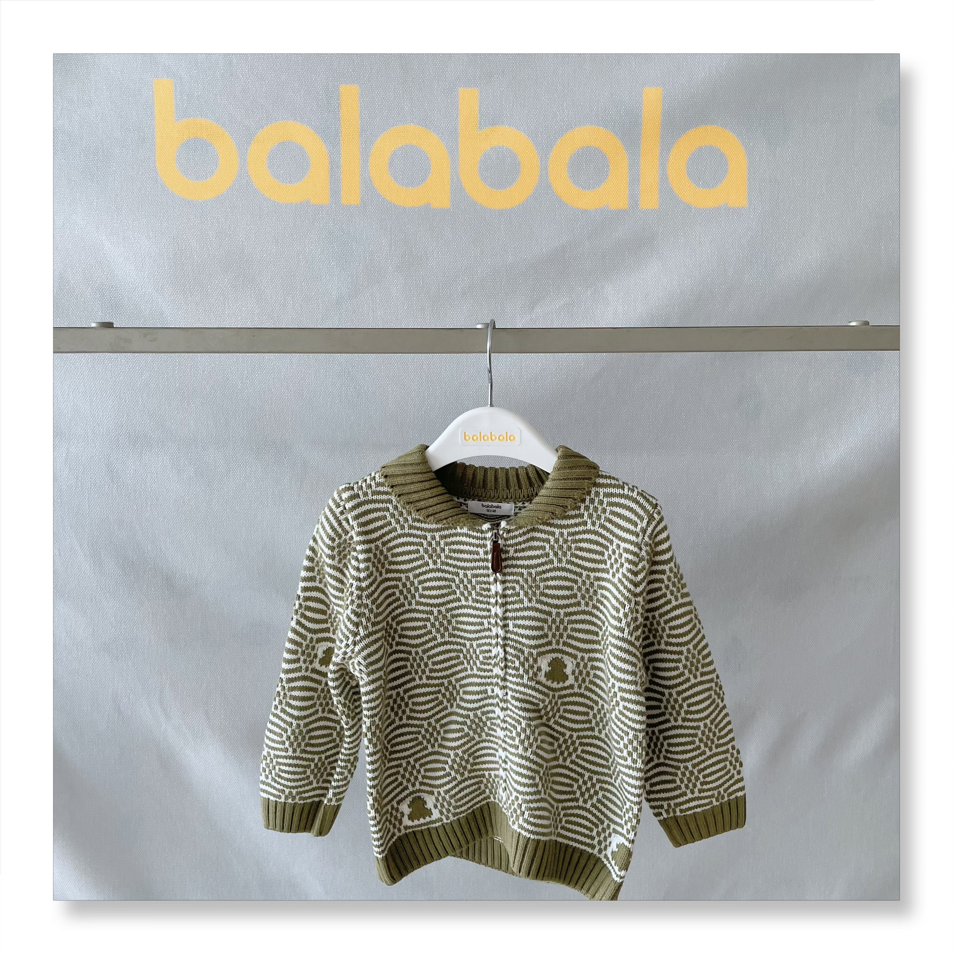 巴拉巴拉男幼童毛衣秋冬舒适保暖针织衫时尚帅气毛衣201425103104