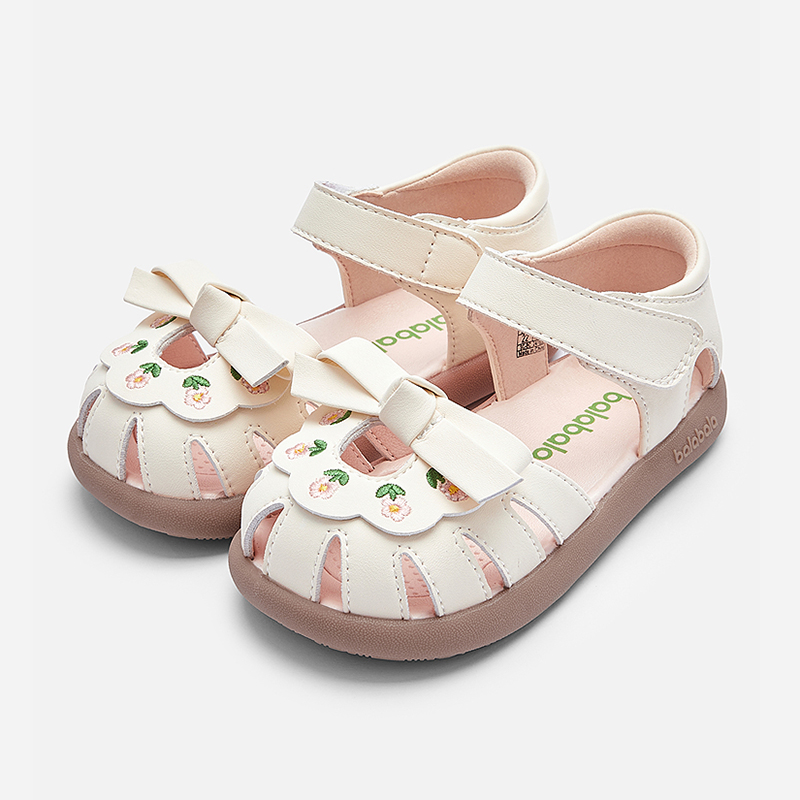 巴拉巴拉女婴小童防滑稳步鞋夏季轻便软底包脚趾凉鞋204225145004