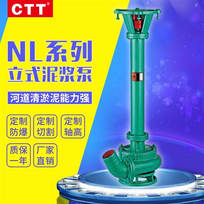 立式泥浆泵NL76-9泥浆泵 鱼塘河塘清淤泥浆水泵 污水泥浆泵