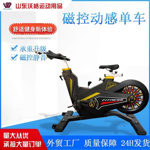 动感单车家用小型磁控运动健身车室内健身器静音脚踏车