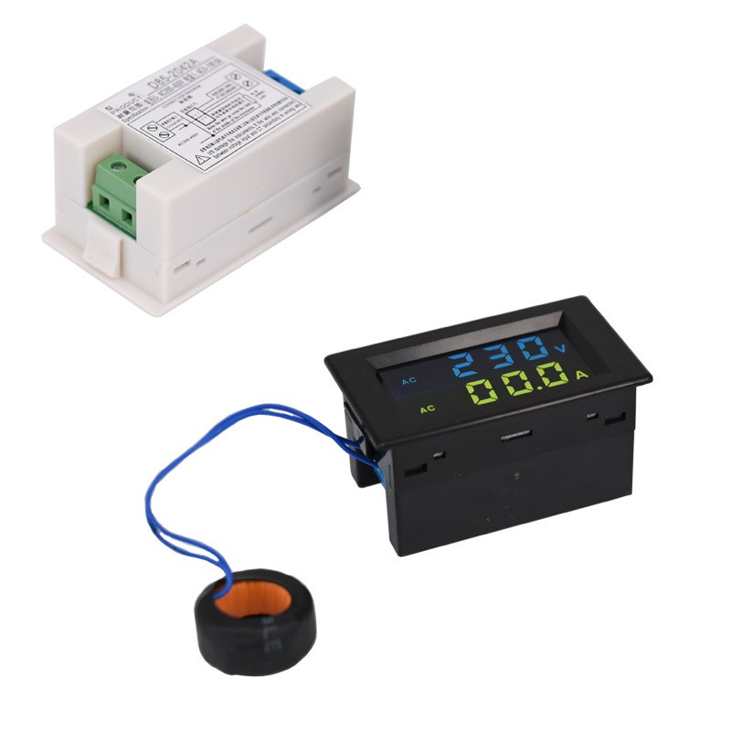 D85-2042A双显双色液晶数字数显交流电压电流表110V220V380V三相