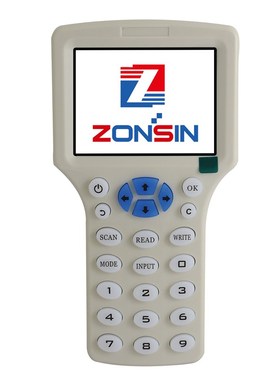 ID卡复制器IC卡复制机RFID智能卡感应器ZX-08CD英文语音版