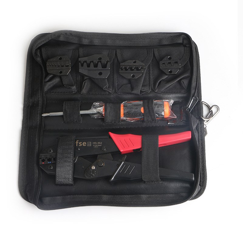 华胜工具9寸HS系列压接钳冷压端子针型预绝缘OT/UT裸端子插簧